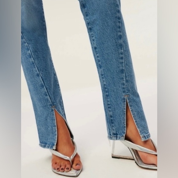 ✨BNWT: GOOD AMERICAN Women’s Good Boy Jeans- Size 8/29 - Picture 3 of 16